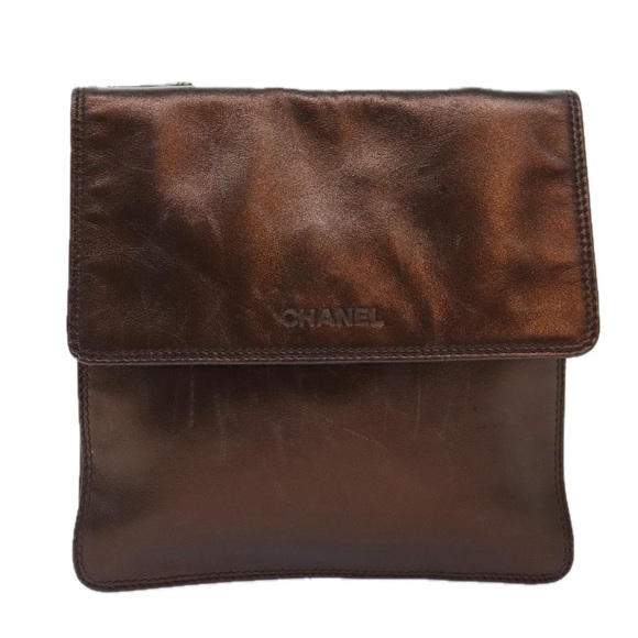 Chanel Brown Leather shoulder - Picture 1 of 10
